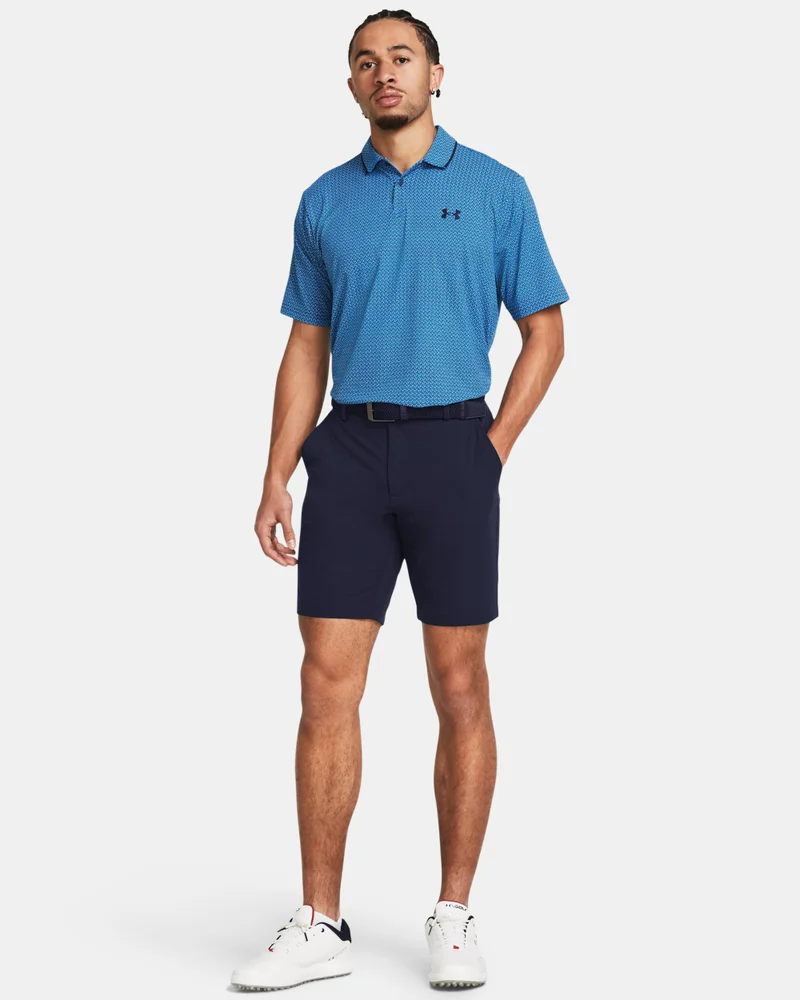 Under Armour Blue Men's Matchplay Tapered Shorts for Men | Best Price UAE